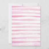 Girl Farm Animals Barnyard Birthday Invitation Kaart (Achterkant)