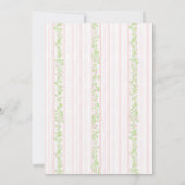 Girl Farm Baby shower invitation Kaart (Achterkant)