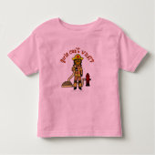 Girl Firefighter Kinder Shirts (Voorkant)