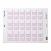 Girl First Commune Hershey Mini Snoep Wrapper Etiket (Full Sheet)