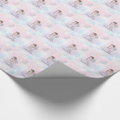 Girl, First Communion Angel Cadeaupapier (Hoek)