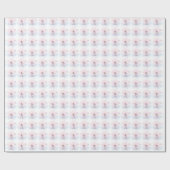 Girl, First Communion Angel Cadeaupapier (Vlak)