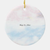 Girl, First Communion Angel Keramisch Ornament (Achterkant)