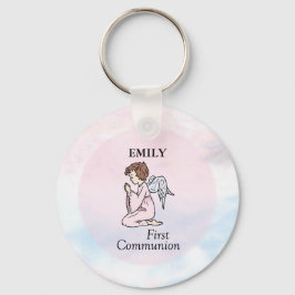 Girl, First Communion Angel Sleutelhanger