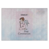 Girl, First Communion Angel Snijplank (Voorkant)