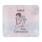 Girl, First Communion Angel Snijplank (Voorkant)