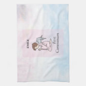Girl, First Communion Angel Theedoek (Verticaal)