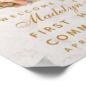 Girl First Community Foto Pink Magnolia Welkom Poster (Hoek)