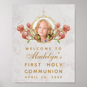 Girl First Community Foto Pink Magnolia Welkom Poster
