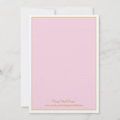 Girl First Community Invitation - Roze Kaart (Achterkant)