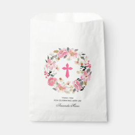Girl First Community Waterverf Pink Floral Bedankzakje