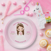 Girl First-Communitypapier Bord (Feest)