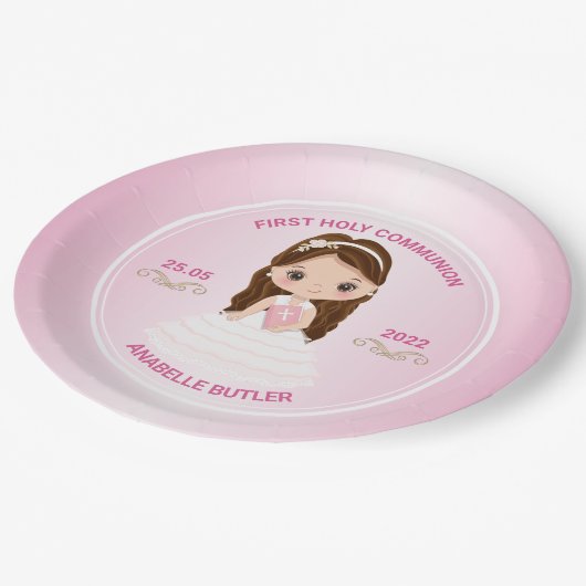 Girl First-Communitypapier Bord (Gekanteld)