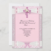 Girl First Heilige Commune Pink Lace Bow White 5 Kaart (Achterkant)