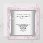 Girl First Heilige Commune  Roze Foto 2 Kaart (Achterkant)