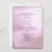 Girl First Heilige Commune Silver Pink Heavenly Kaart (Achterkant)