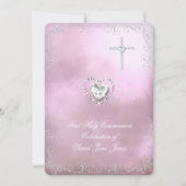 Girl First Heilige Commune Silver Pink Heavenly Kaart (Voorkant)