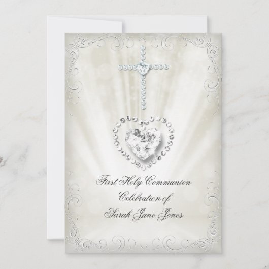 Girl First Heilige Commune White Beige Heavenly 2 Kaart (Voorkant)