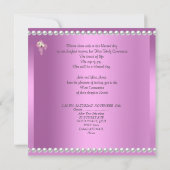 Girl First Heilige Commune White Lace Pink Pearl Kaart (Achterkant)