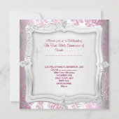 Girl First Heilige Commune White Pink Foto Kaart (Achterkant)