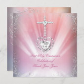 Girl First Heilige Commune White Pink Heavenly Kaart (Voorkant / Achterkant)