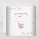 Girl First Heilige Commune White Pink Kaart (Achterkant)