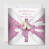 Girl First Heilige Commune White Pink Kaart (Voorkant)