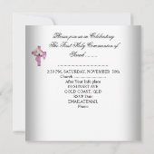 Girl First Heilige Commune White Pink Kaart (Achterkant)