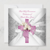 Girl First Heilige Commune White Pink Kaart (Voorkant)