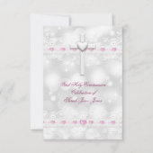 Girl First Heilige Commune White Silver Kaart (Voorkant)