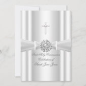 Girl First Heilige Commune White Silver Kaart (Voorkant)