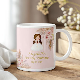 Girl First Holy Communion Ceramic Mug 11 oz Koffiemok