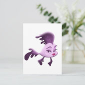 Girl Fish Briefkaart (Staand voorkant)