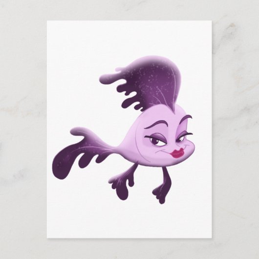 Girl Fish Briefkaart (Voorkant)