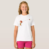 Girl Flying A Kite T-shirt (Voorkant volledig)