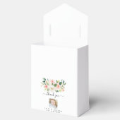 Girl Foto 1st Birthday Bedankdoosjes (Geopend)