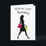 GIRL FRIEND U SCHOPPT ZOALS UW 21=30E BIRTHDAY KAA KAART<br><div class="desc">"21" IS EEN DERGELIJKE "GROTE TIJD" IN HET LEVEN VAN IEMAND EN ALS U EEN VRIEND,  GEZINSLEDEN OF MEDEWERKER HEBT DIE... HOE GAAT HET MET DEZE "CUTE CARD" VOOR HAAR?</div>