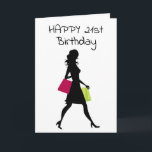 GIRL FRIEND U SCHOPPT ZOALS UW 21=30E BIRTHDAY KAA KAART<br><div class="desc">"21" IS EEN DERGELIJKE "GROTE TIJD" IN HET LEVEN VAN IEMAND EN ALS U EEN VRIEND,  GEZINSLEDEN OF MEDEWERKER HEBT DIE... HOE GAAT HET MET DEZE "CUTE CARD" VOOR HAAR?</div>