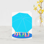 Girl Friends Umbrella Secrets Kaart (Gele Bloem)