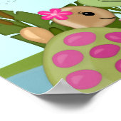 Girl FROG Birthday Party Banner HFG Poster (Hoek)