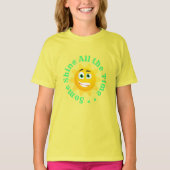 Girl Funny Novelty SOME SHINE DE TIJD T-shirt (Voorkant)