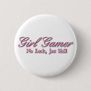 Girl Gamer Ronde Button 5,7 Cm
