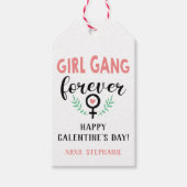 Girl Gang Forever Galentine's Day Label Cadeaulabel (Voorkant)
