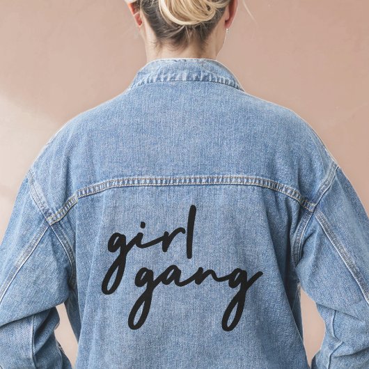 Girl Gang | Kute Girl Power Modern feminisme Denim Jacket