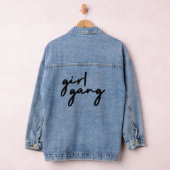 Girl Gang | Kute Girl Power Modern feminisme Denim Jacket (Hangar)