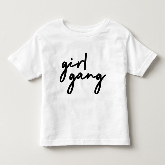 Girl Gang | Kute Girl Power Modern feminisme Kinder Shirts (Voorkant)