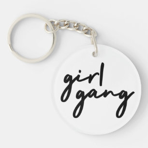 Girl Gang   Kute Girl Power Modern feminisme Sleutelhanger