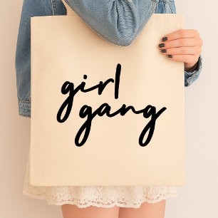 Girl Gang   Kute Girl Power Modern feminisme Tote Bag