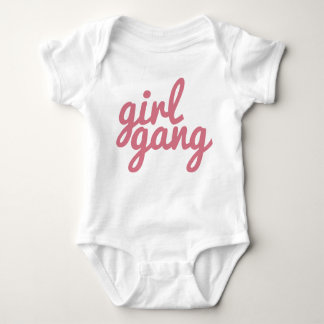 Girl Gang Pink Print Romper