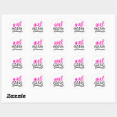 Girl Gang Ronde Sticker (Vel)